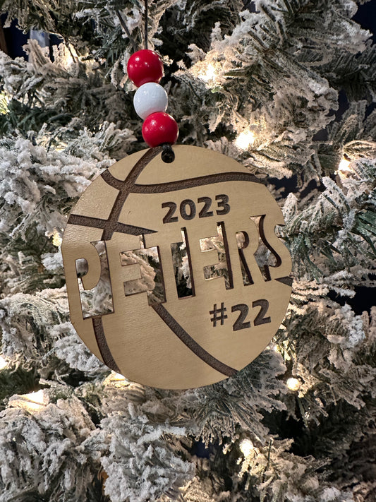 Basketball Personalized Ornament