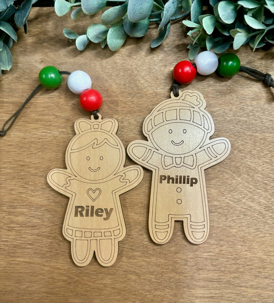 Gingerbread Personalized Ornament