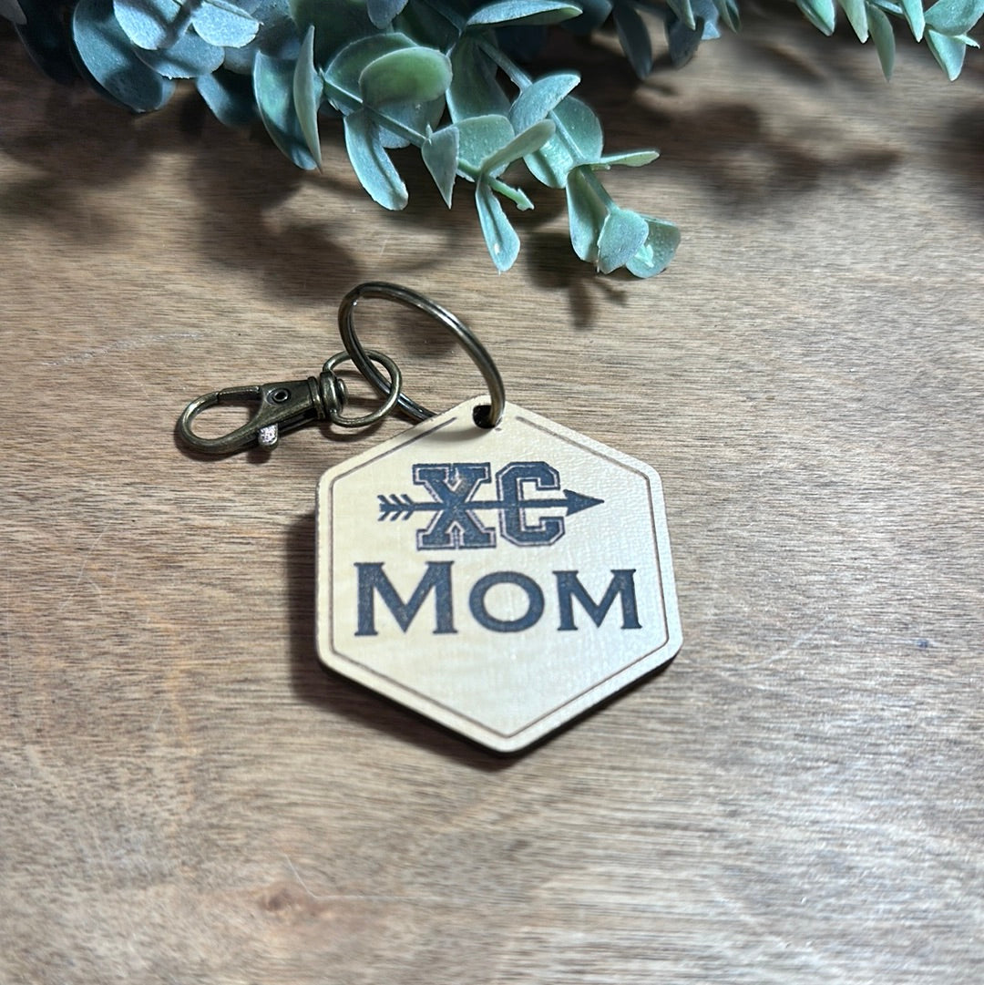XC Mom Keychain