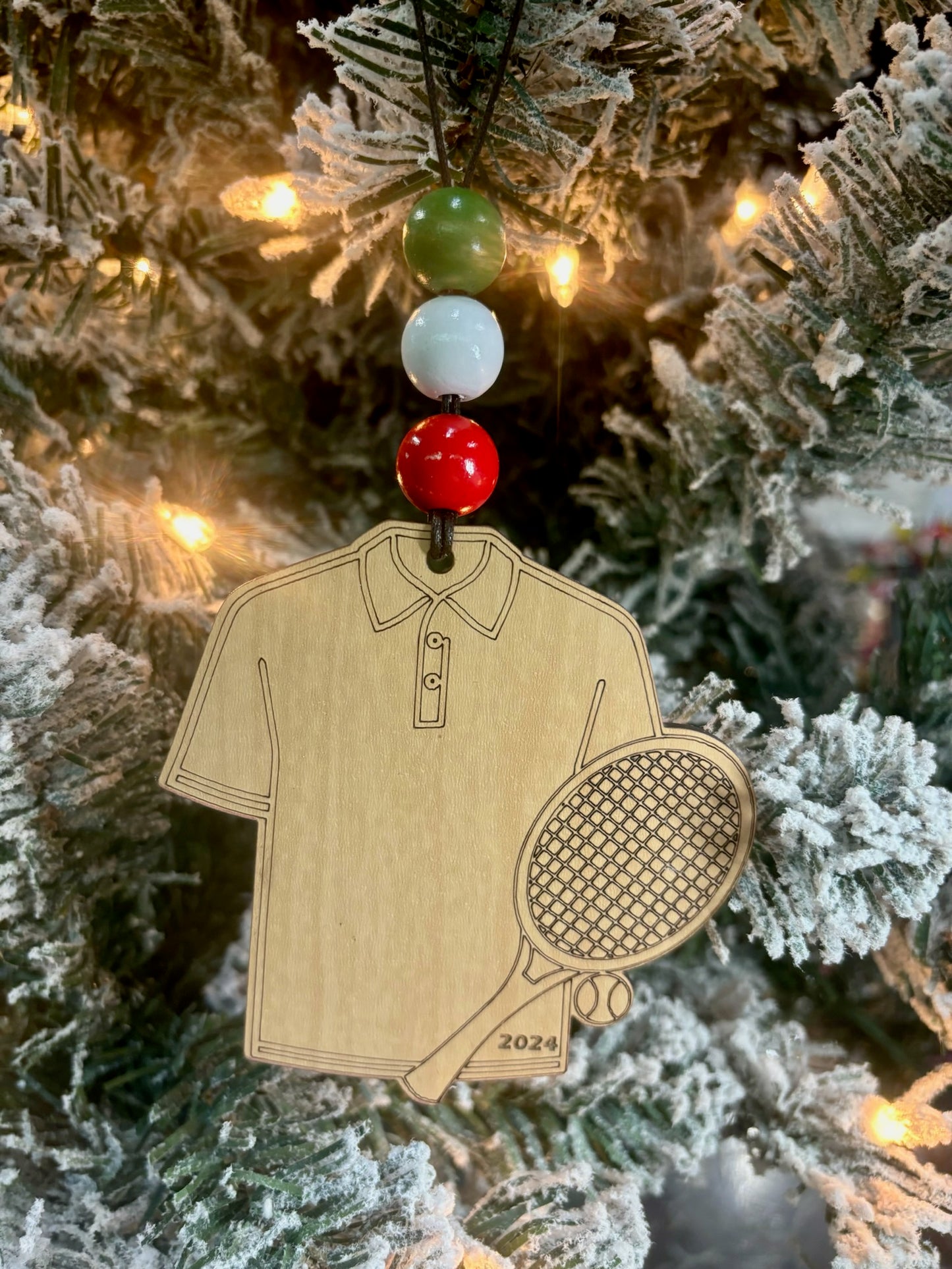 Tennis Boy Personalized Ornament