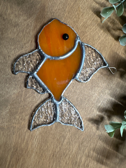 Goldfish Stained Glass