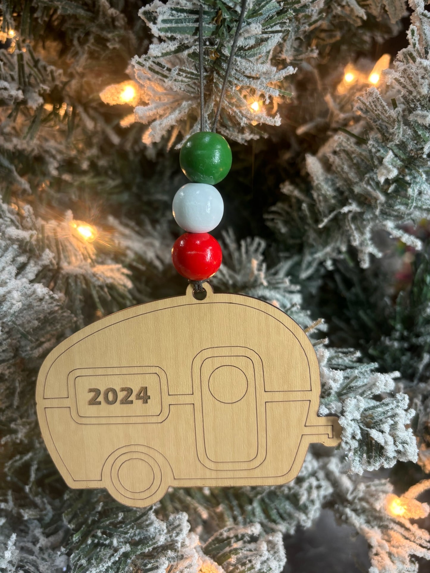 Camper Personalized Ornament