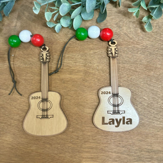 Guitar Personalized Ornament