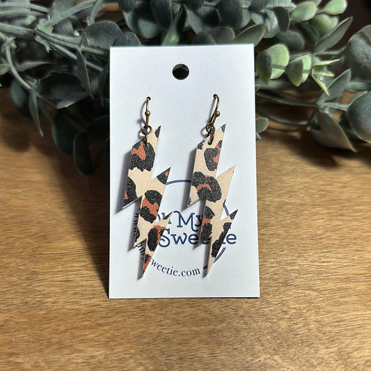 Leopard Lighting Earrings