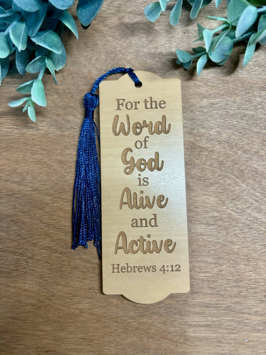 Word of God is Alive and Active Bookmark