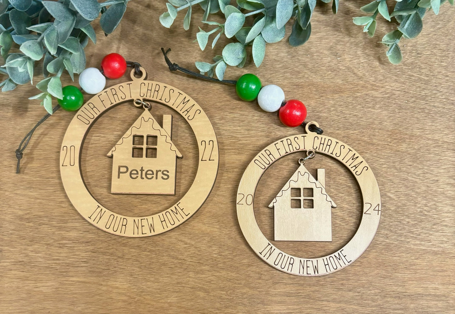 First Christmas New Home Personalized Ornament