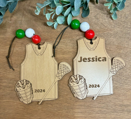 LaCross Personalized Ornament