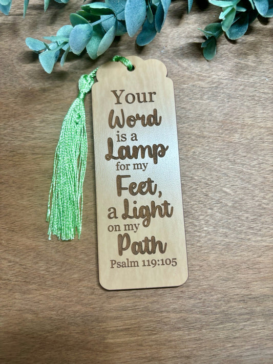 Your Word is a Lamp for my Feet Bookmark