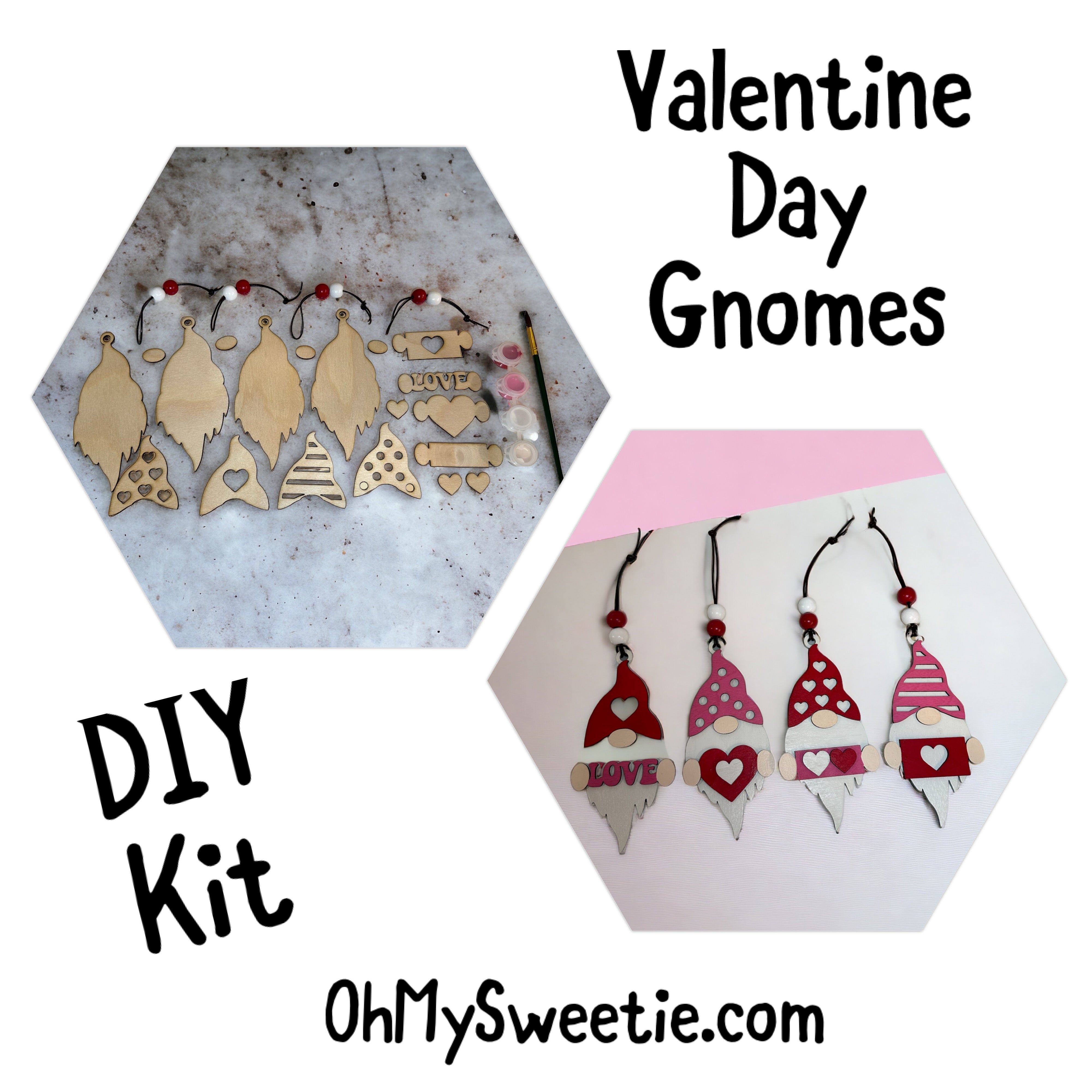 Valentine's Day Faux Leather Earrings – A Thrifty Mom