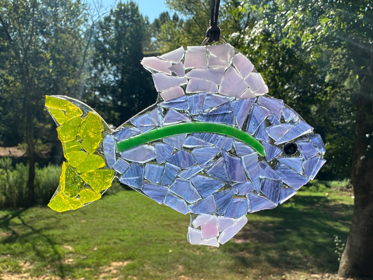 Mosaic Fish Glass