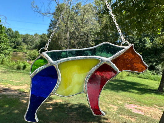 Bear Stained Glass