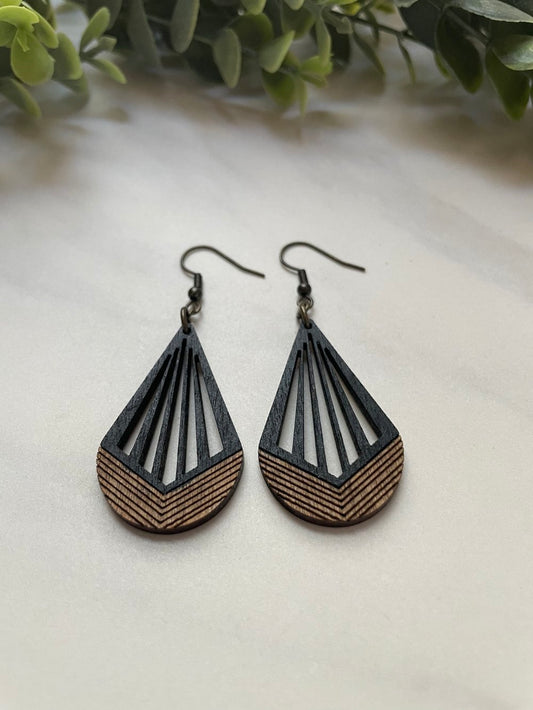 The Lucy Black Earrings