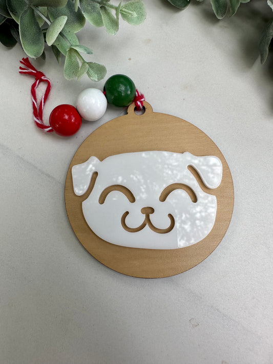 Dog Face Ornament