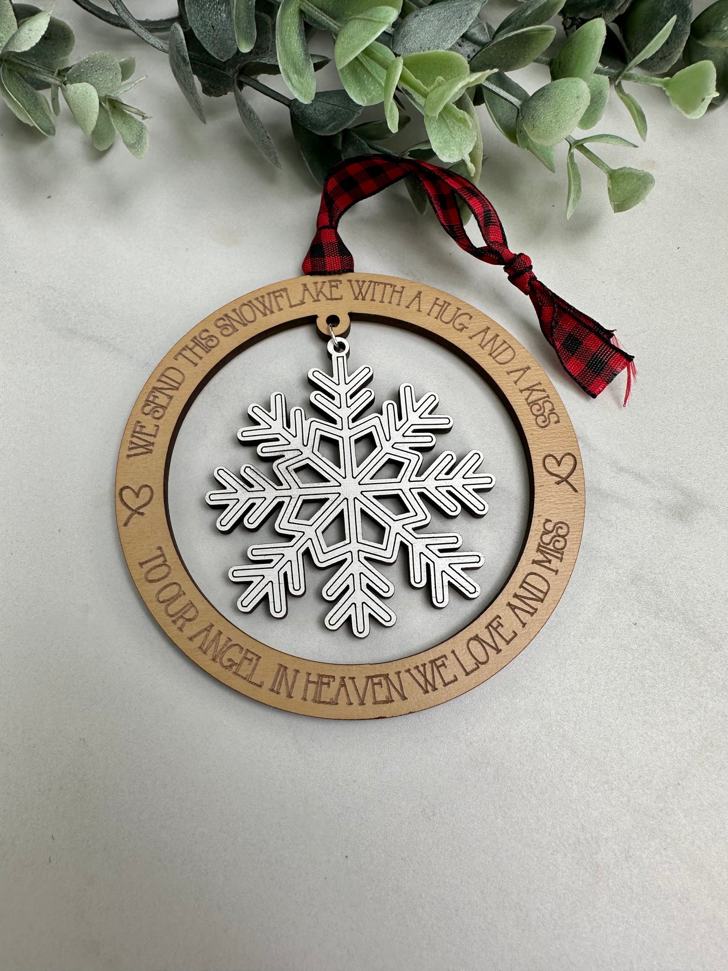 Snowflake Memorial Ornament
