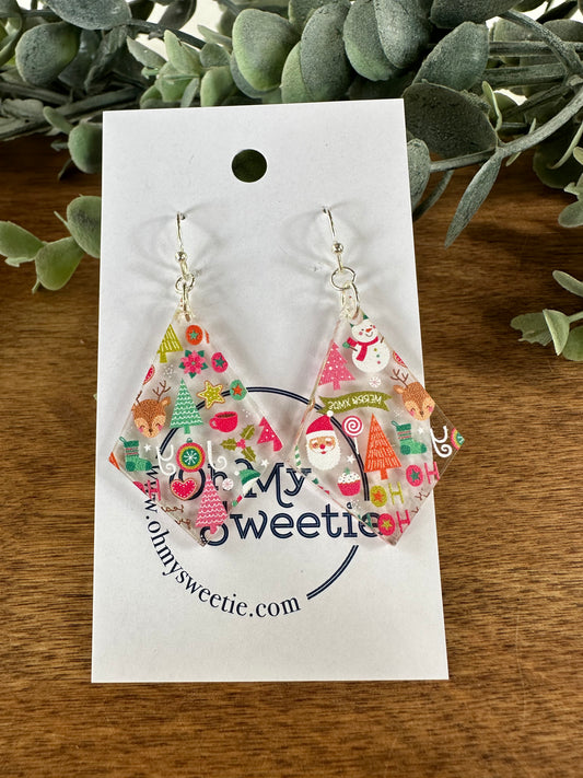 Christmas Treat Diamond  Earrings