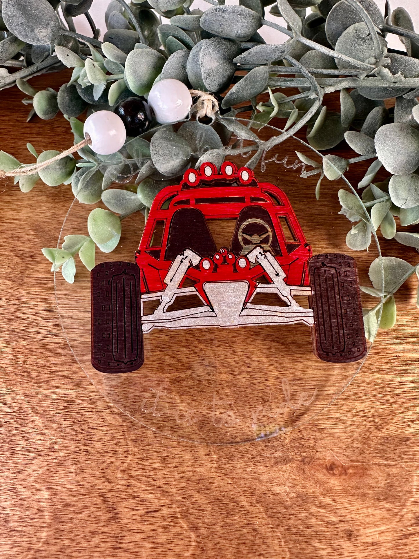 "Oh! What Fun" Vehicle Ornament