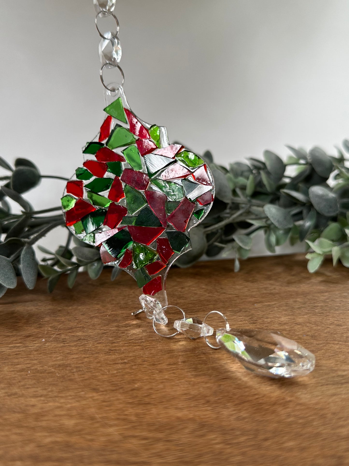 Christmas ornament with glass Crystals