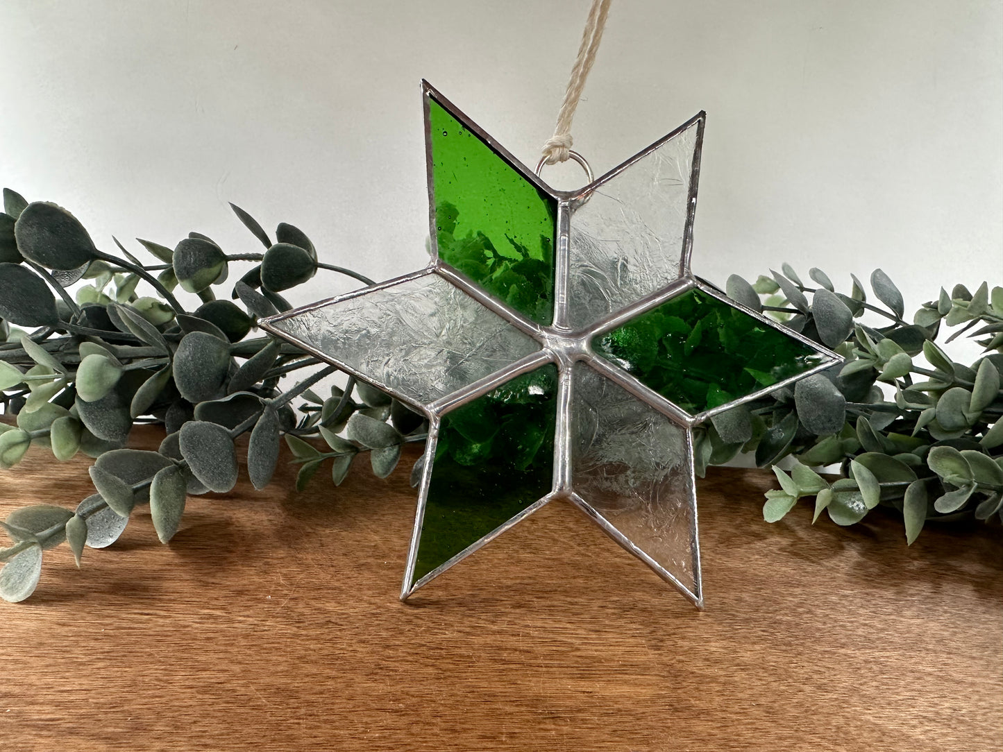 Six-point STAR,  Stained Glass
