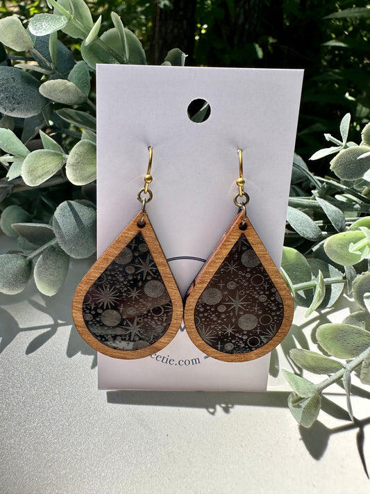 Astrology Teardrop Earrings