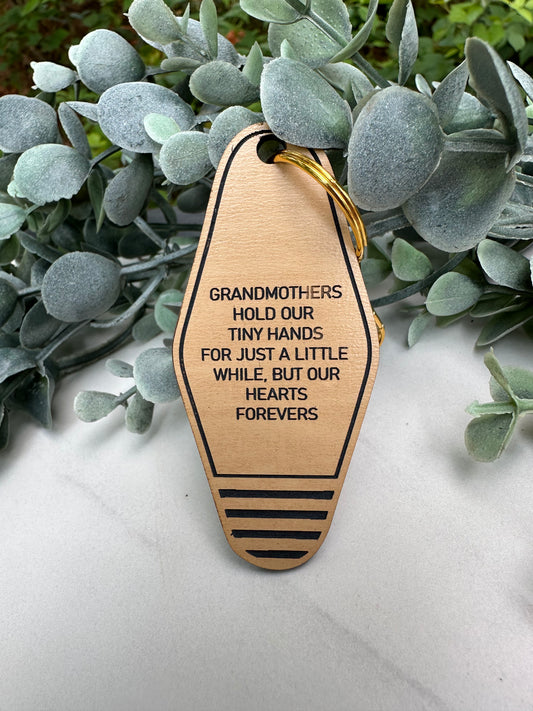 "Grandmother Forever" Keychain