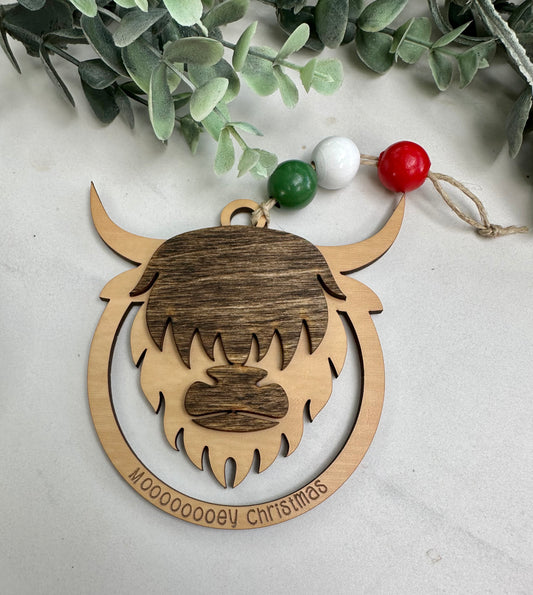 Highland Cow Ornament