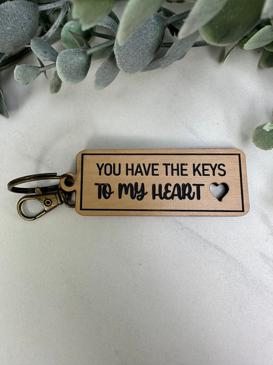 Keys to my heart Keychain