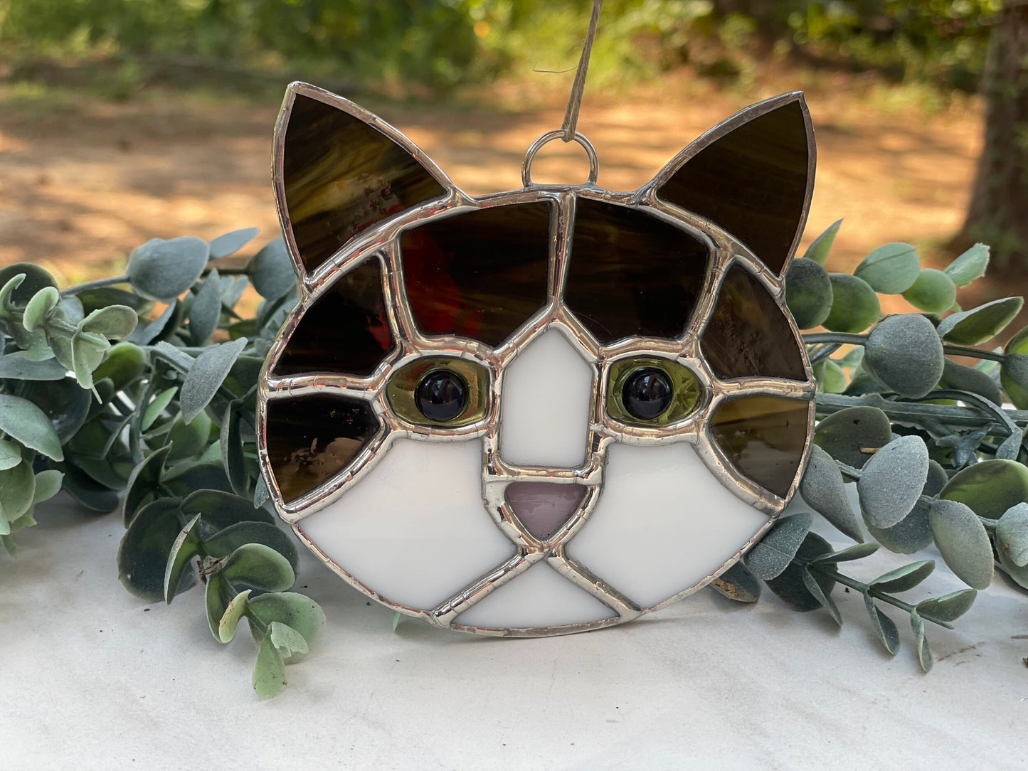 Cat Stained Glass