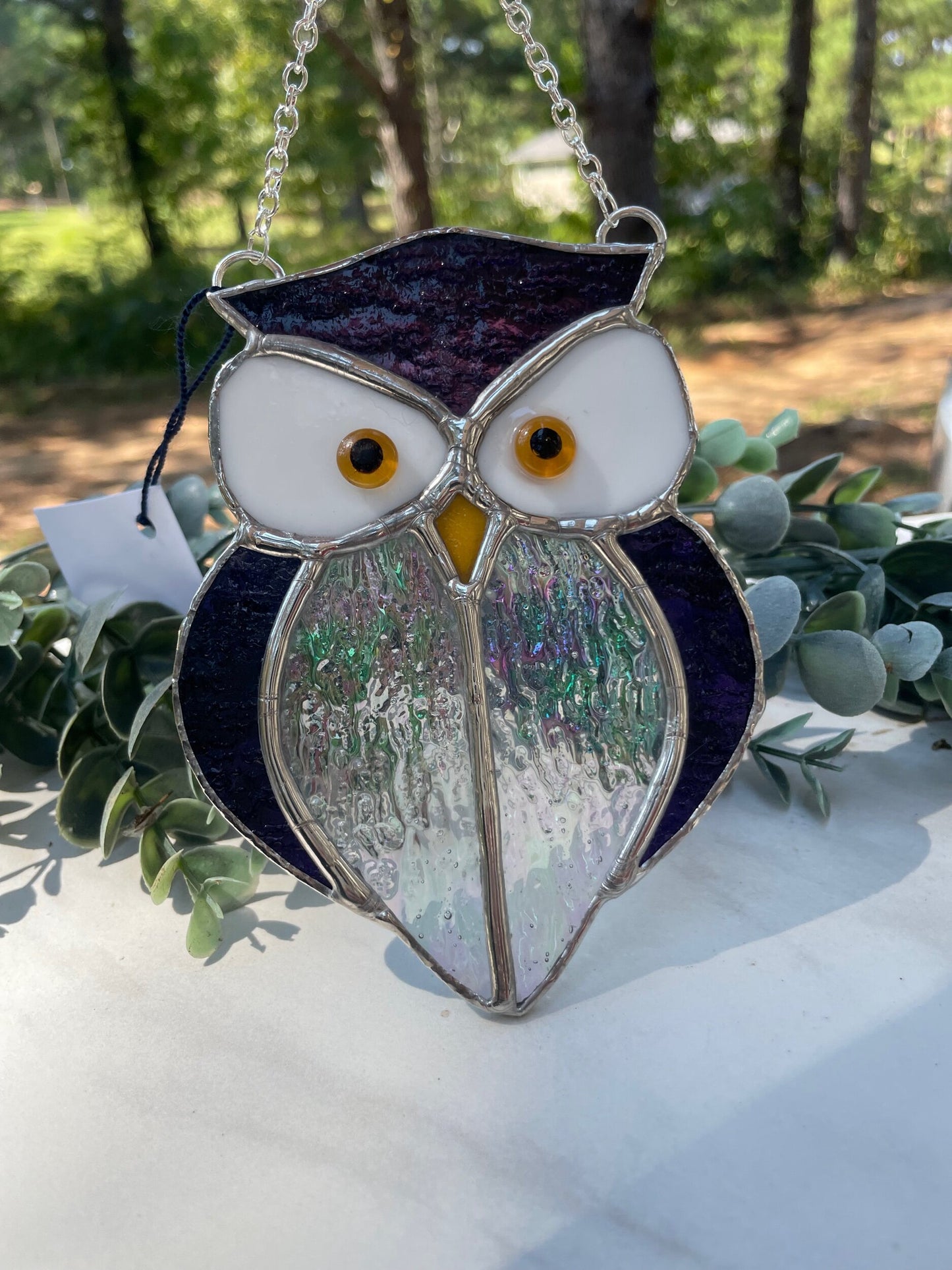 OWL Stained Glass