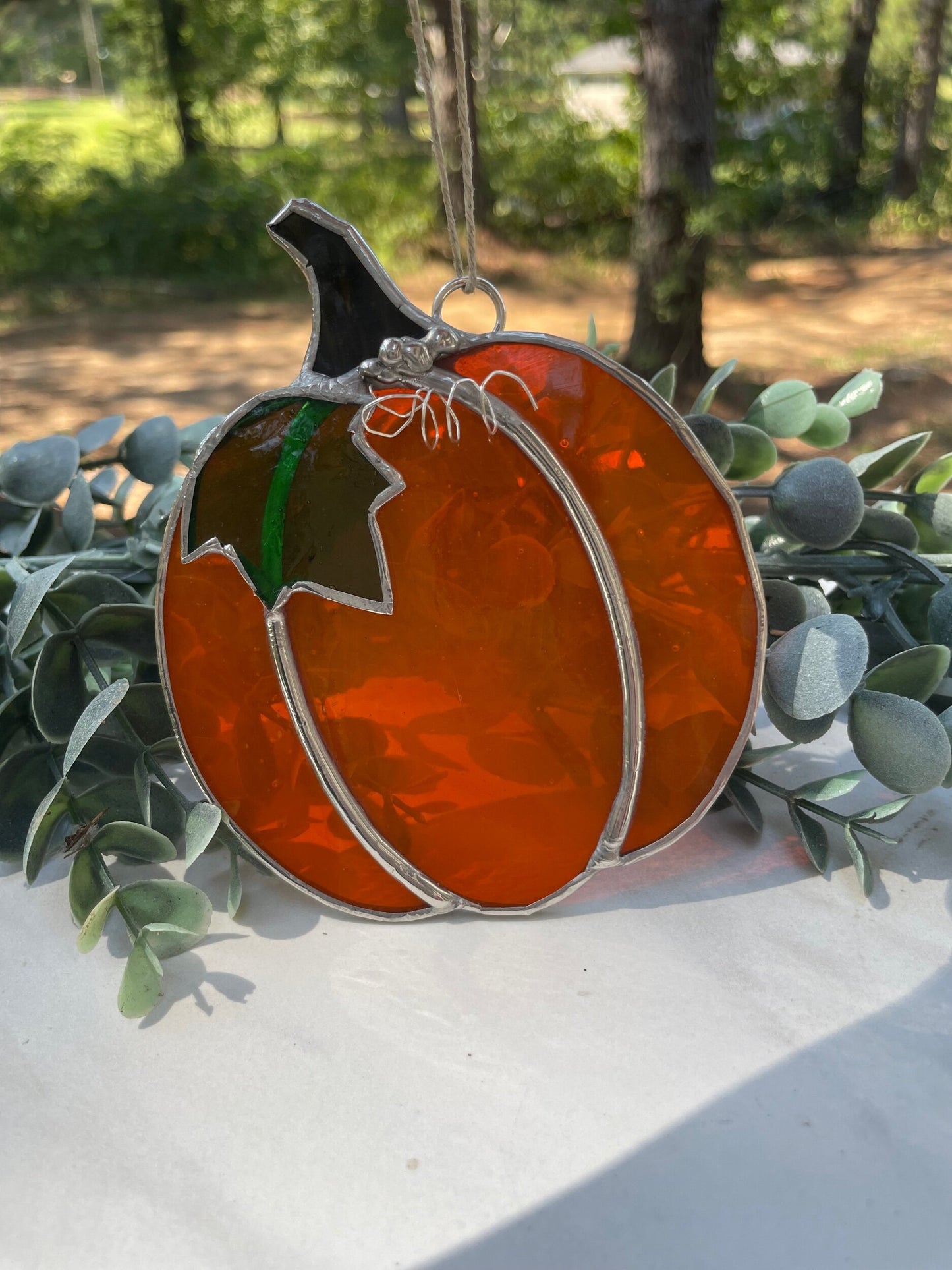 Pumpkin Stained Glass