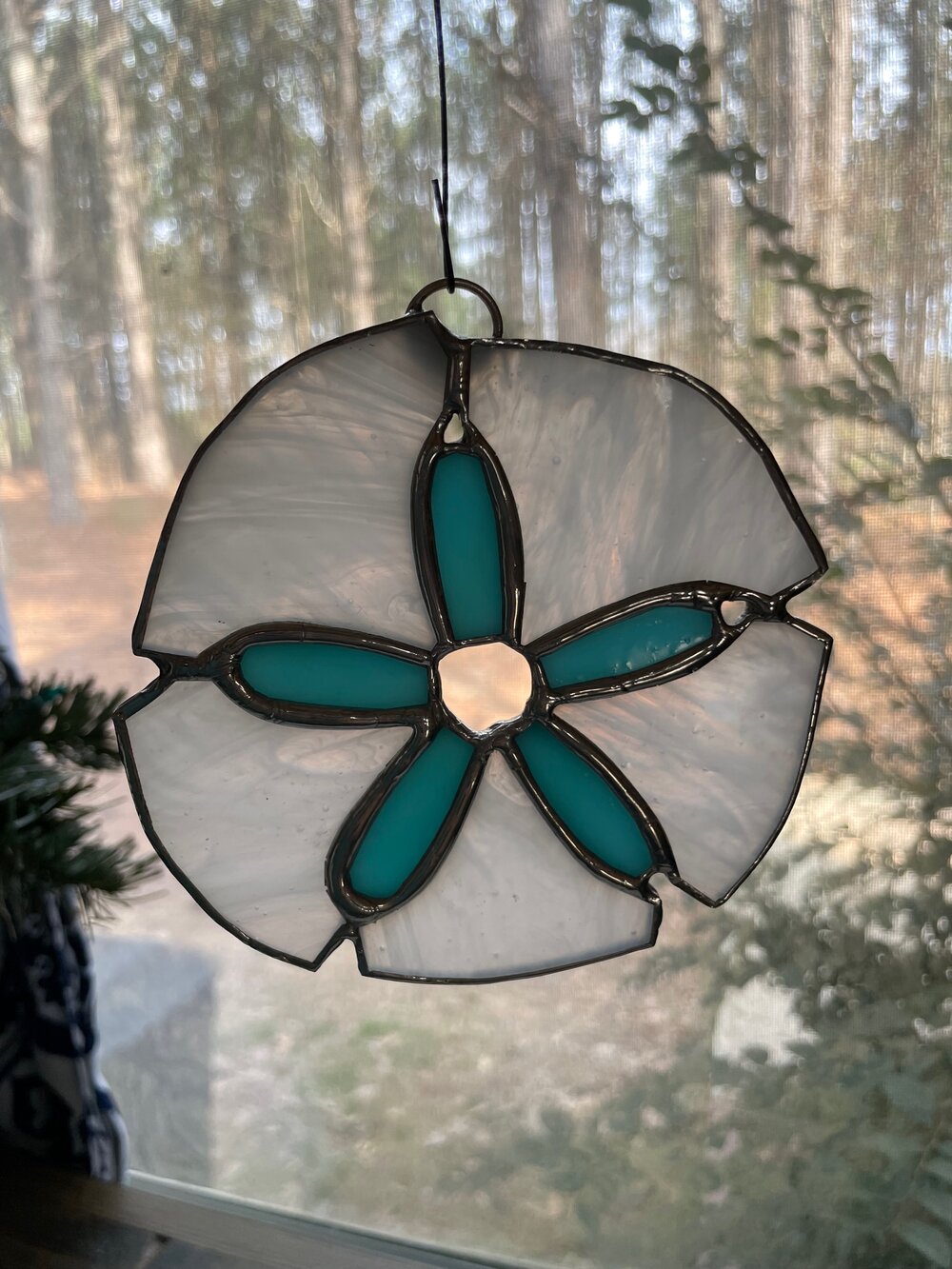 Sand Dollar Stained Glass