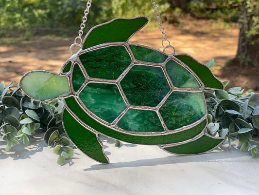 Turtle Stained Glass