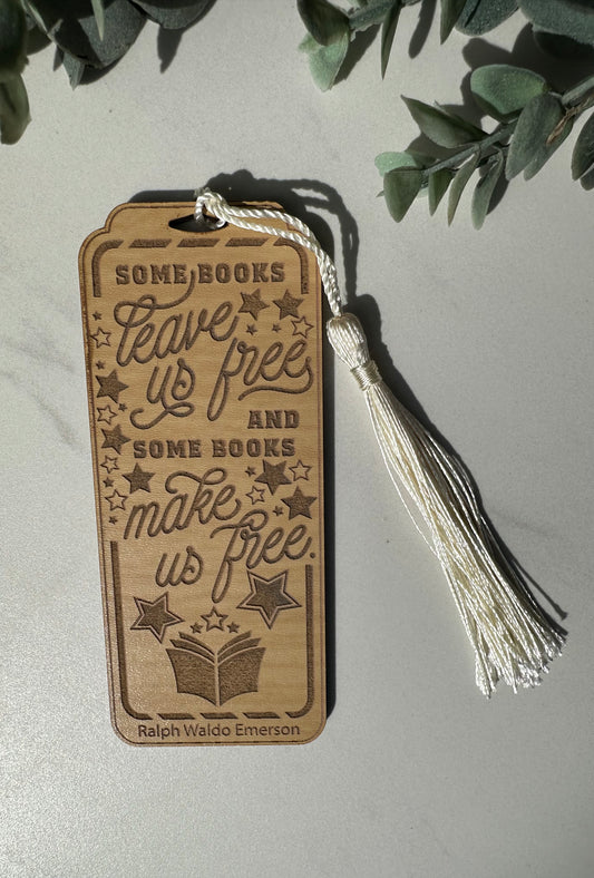 Some Books Leave Us Free Bookmark