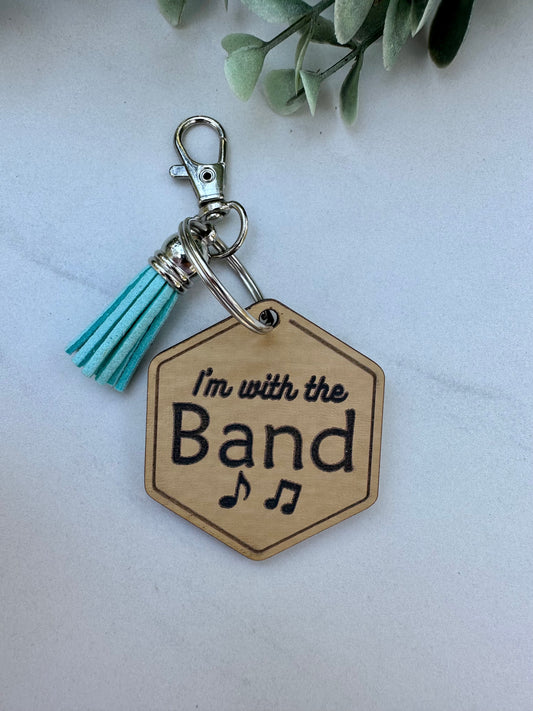 I'm with the Band Keychain