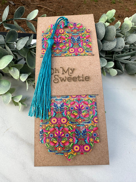 Mexican Floral Bookmark